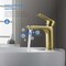Kibi Tender Single Handle Bathroom Vanity Sink Faucet with Pop Up Drain C-KBF1019BG-KPW100BG - alternate 8